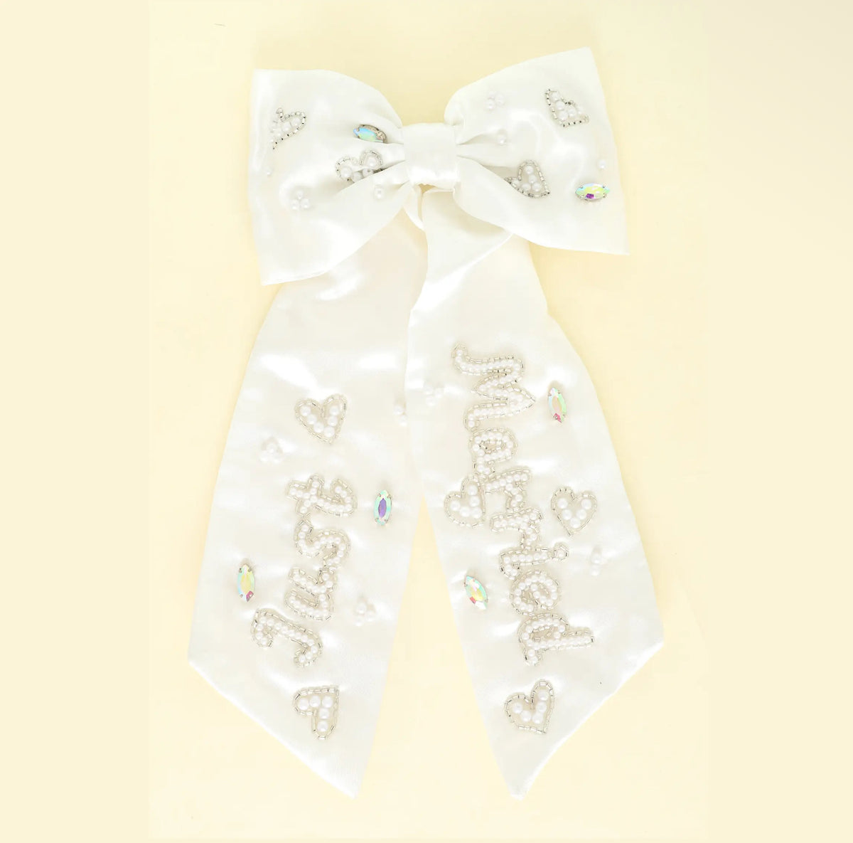 Just Married Hair Bow
