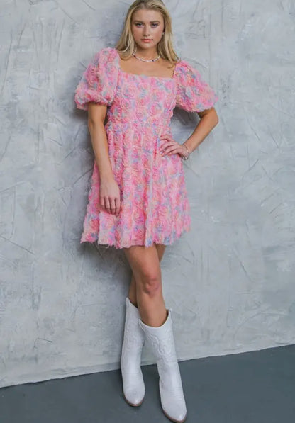 April Floral Dress