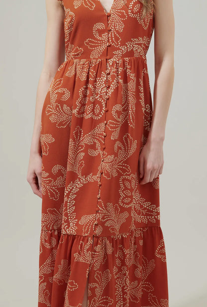 Ginger Paisley Evianna Button Down
Maxi Dress