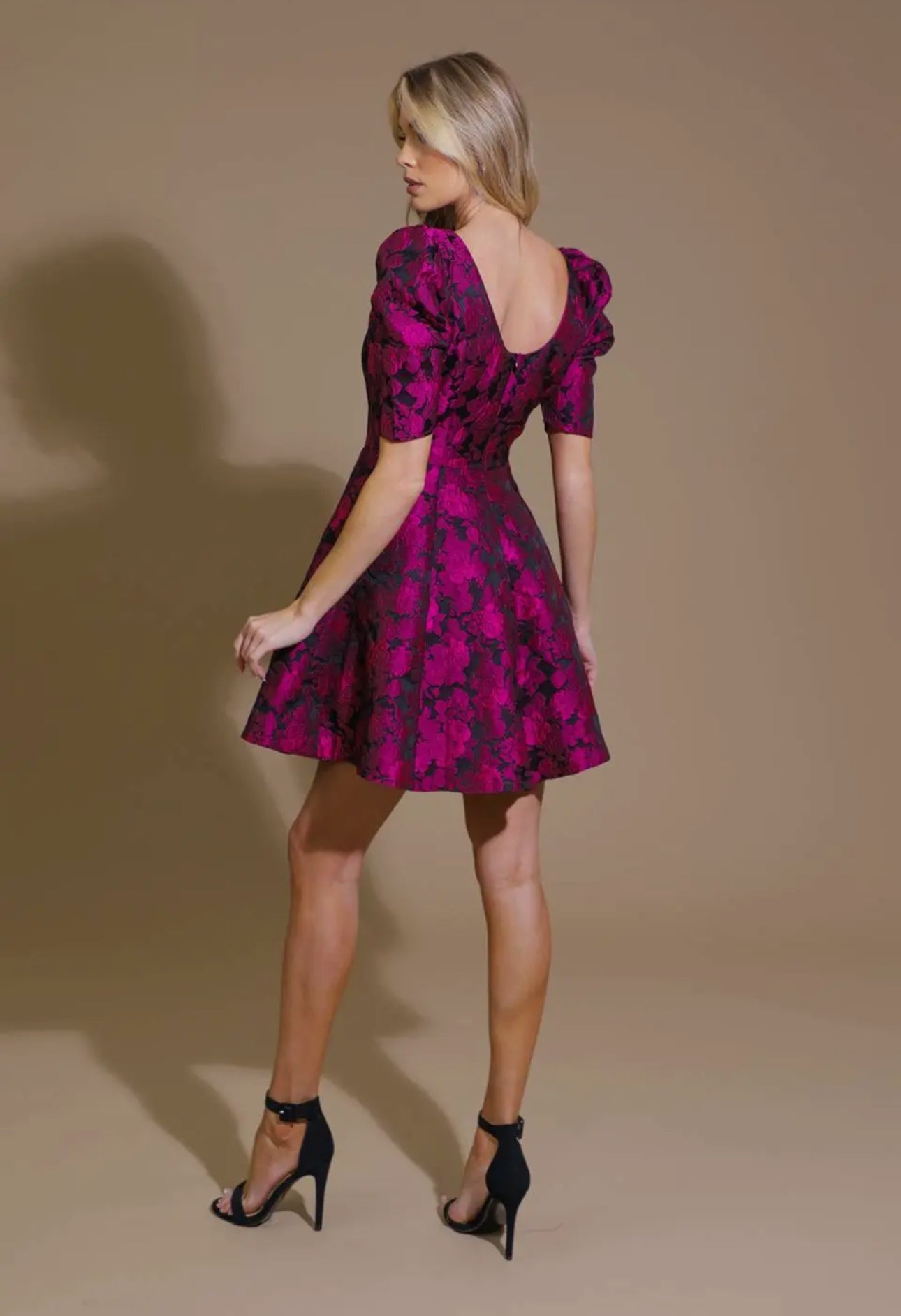 Lilly Jacquard Mini Dress