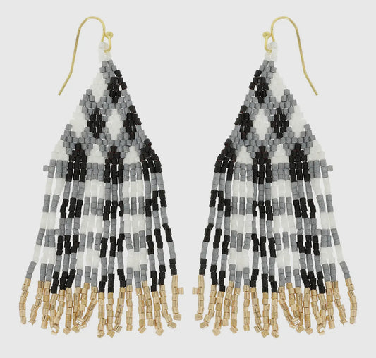 Christmas Fringe Earrings