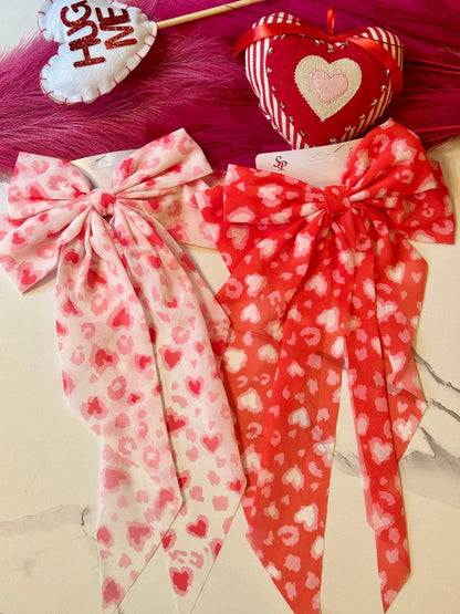 Valentine Day Hair Bow