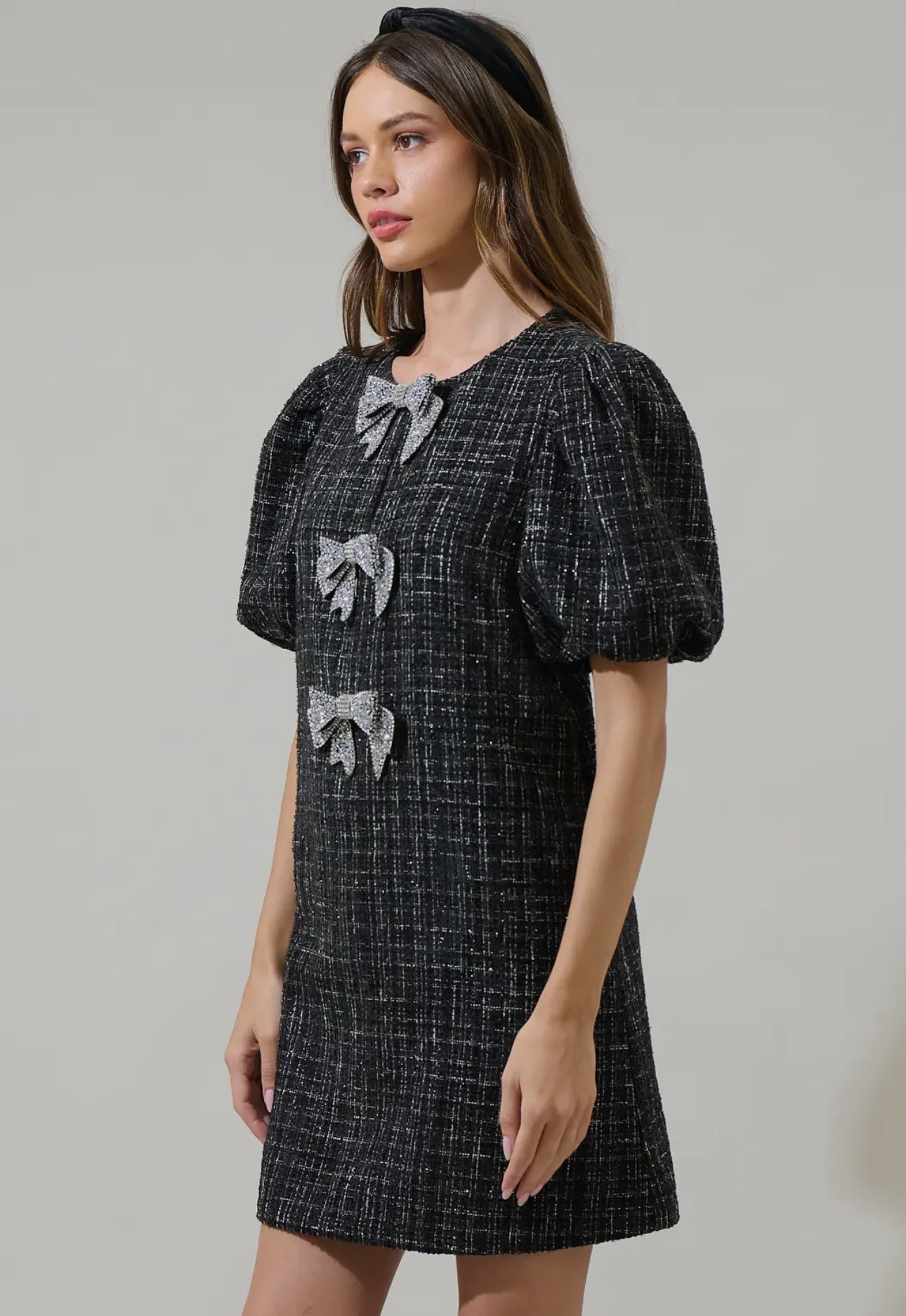 Margaret Tweed Cora Shift
Mini Dress