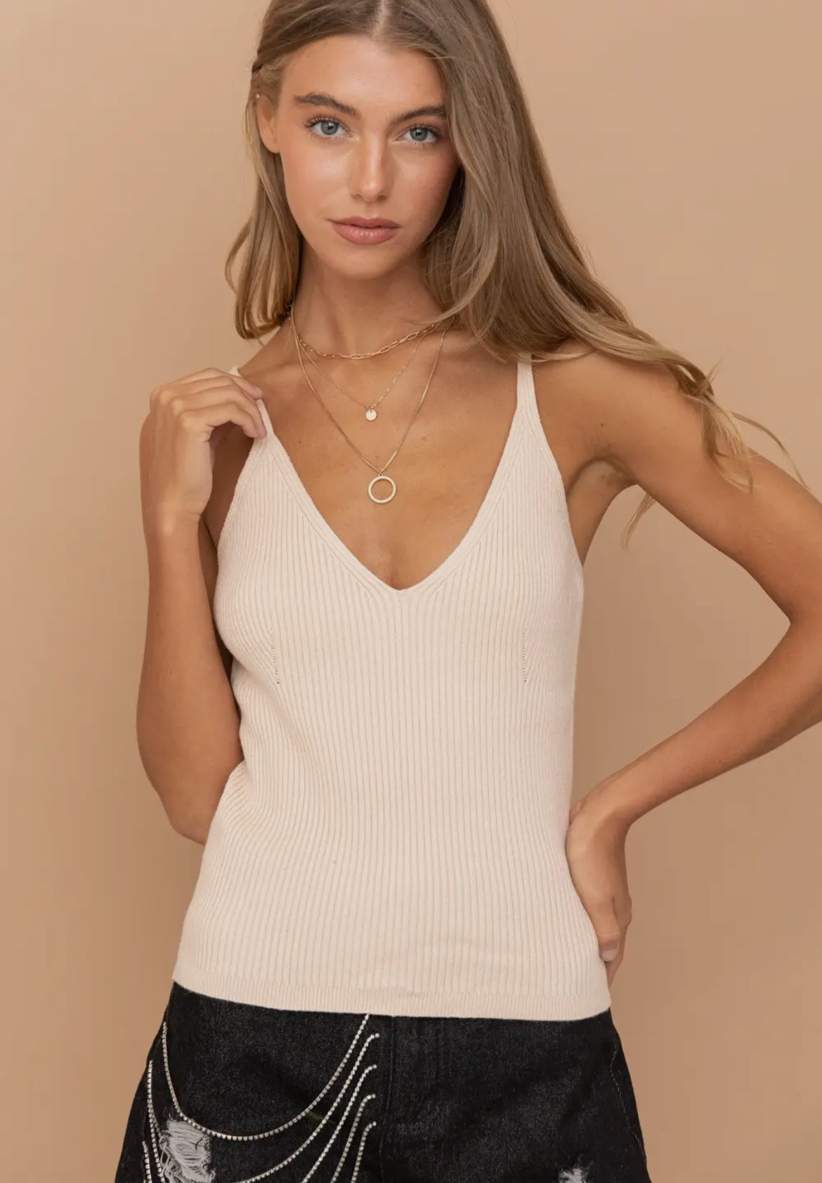 Essential Sweater Knitted Tank Cami