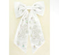 Bride Pearl Embroidered Har Bow