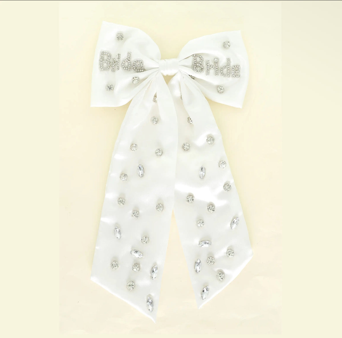 Bride Rhinestone Hair Bow