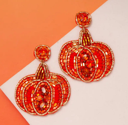 Pumpkin Earrings