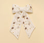 Football Pearl Embellished Hair Bow