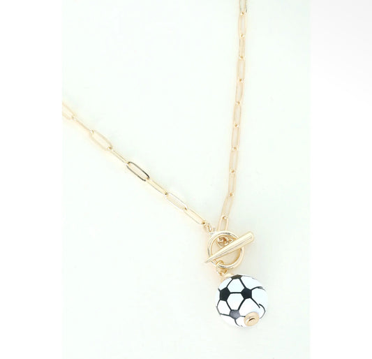 Soccer Ball Necklace