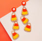 4-Tier Candy Corn Earrings