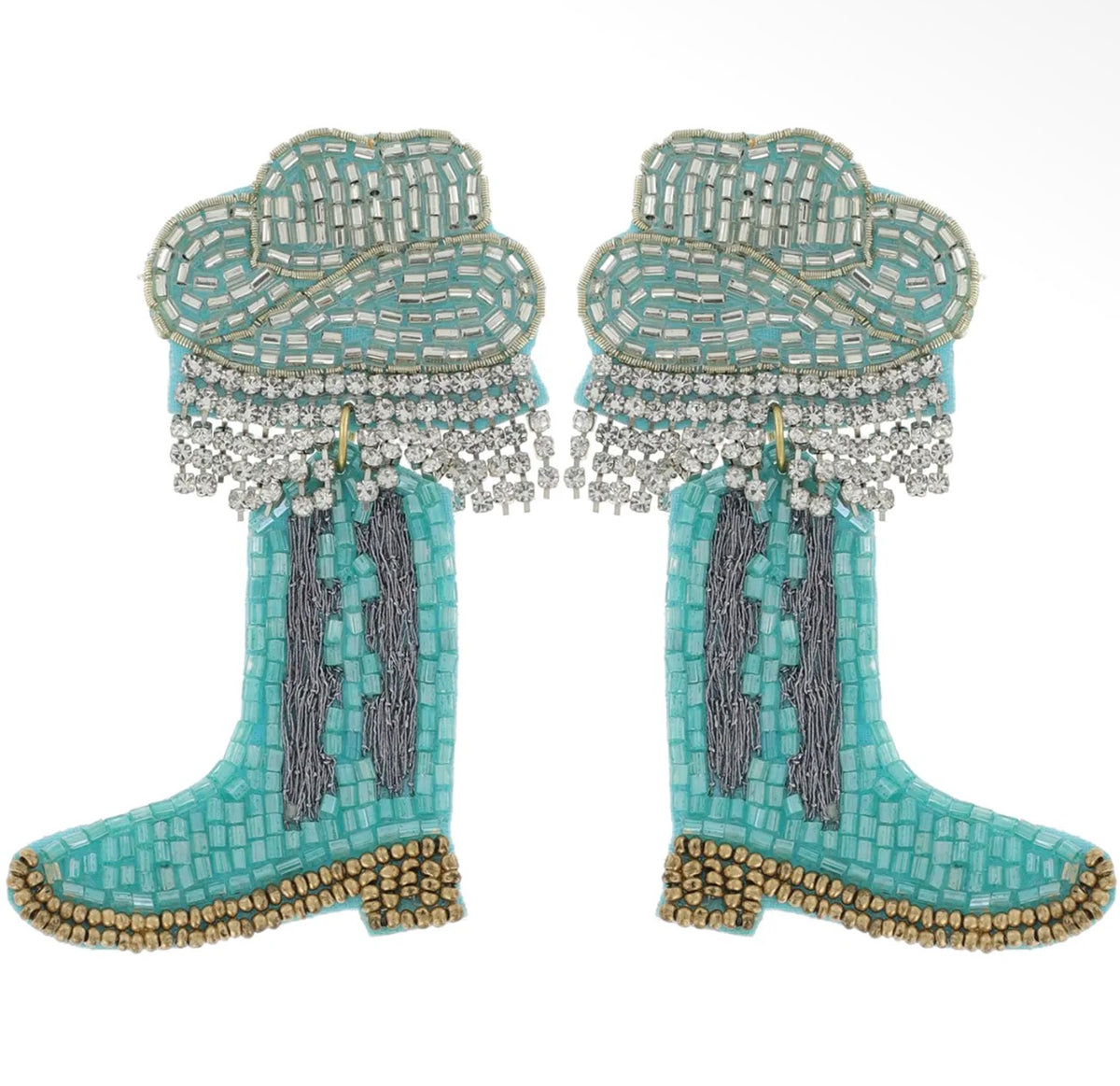 Cowboy Boot & Hat Earrings