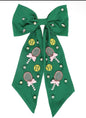 Tennis Rhinestone Bow